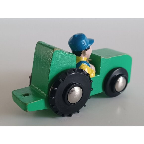 Tumble Tree Woods Green Wooden Tractor - Wood - Toys For Boys - Picture 5 of 12